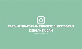 Cara Biar Dapat Endorse Di Ig